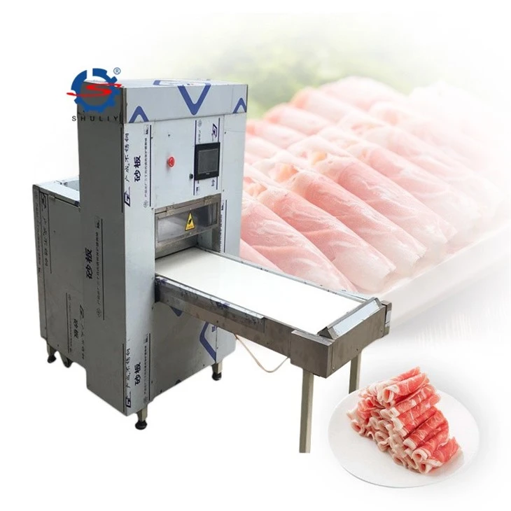 meat roll slicing machine