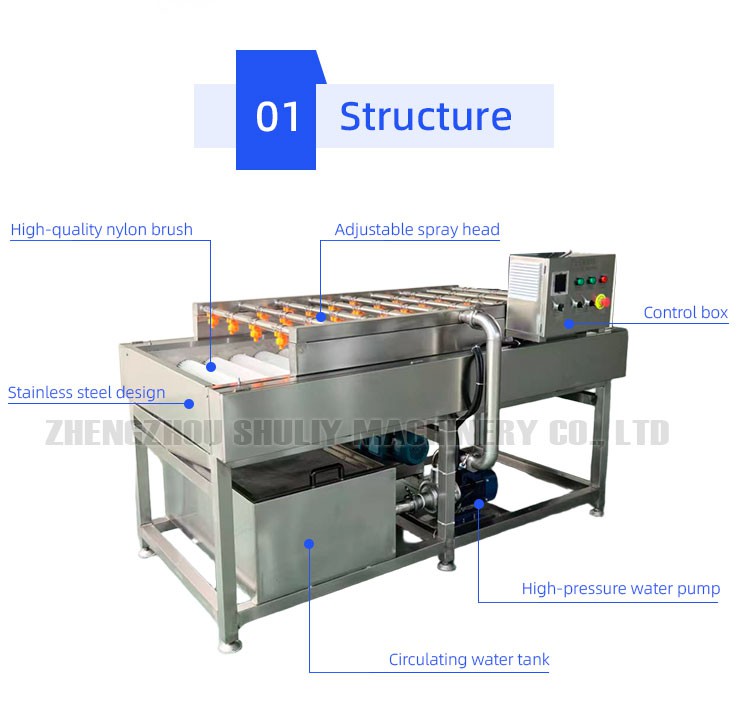 potato brushing machine potato brushing machine